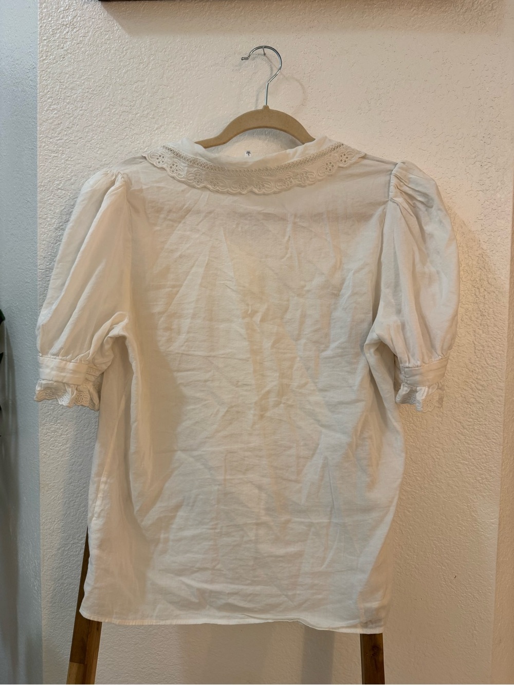 Reformation Cream Button-Up Top - Picture 10 of 10